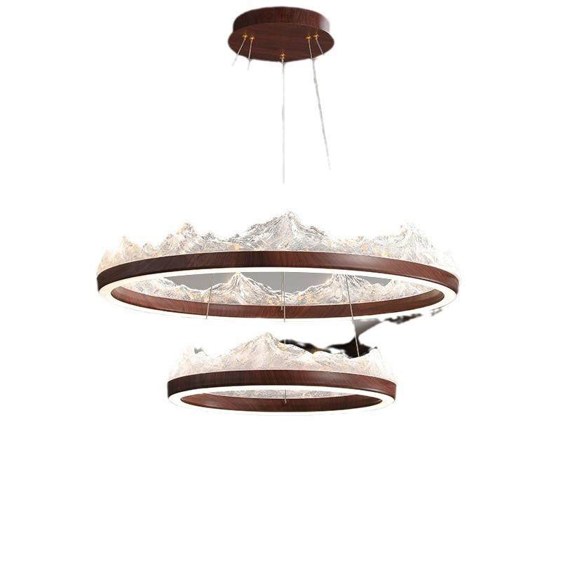 新中式客厅吊灯现代复古罗曼艺术高级感树脂卧室餐厅中山家装灯具,家装灯饰光源,智能吊灯,淘宝优惠券,粉丝福利购,淘宝优惠卷