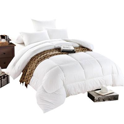 纯白全棉酒店专用床上用品被芯宾馆民宿防羽布被子加厚四季被厂家