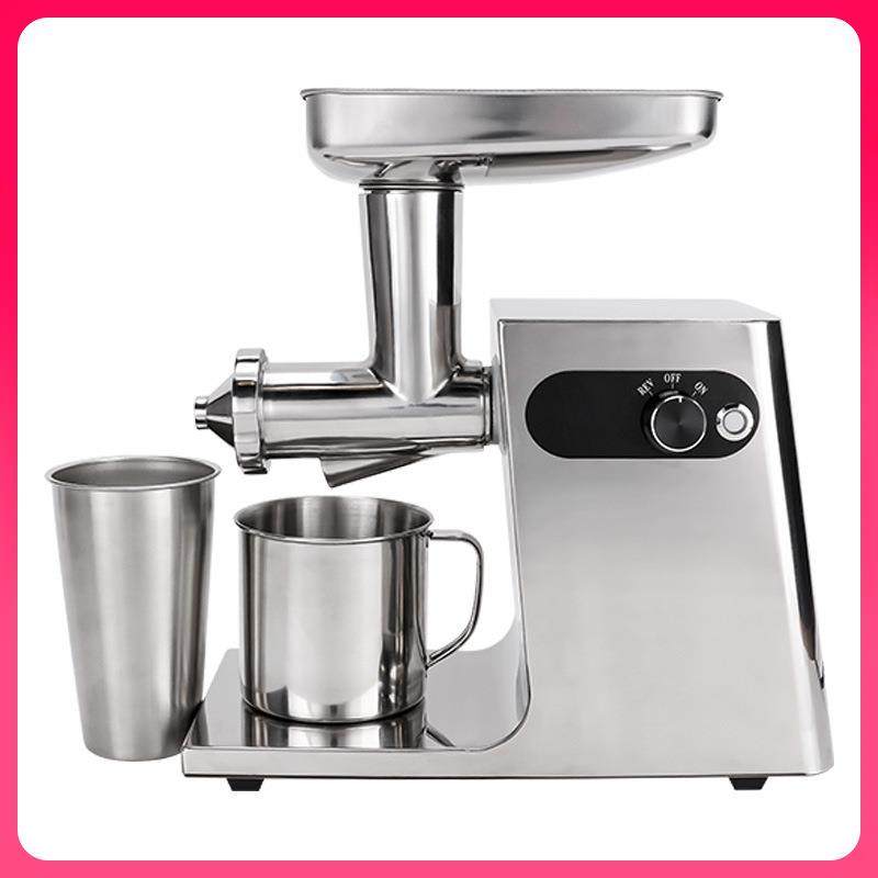 ↫全不锈钢榨汁机自动商用多功能电动原汁机器水果蔬菜小麦草生