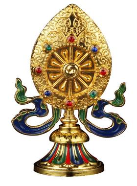 藏传用品八吉祥摆件密宗法器佛前吉祥八宝套装八供八瑞物组合