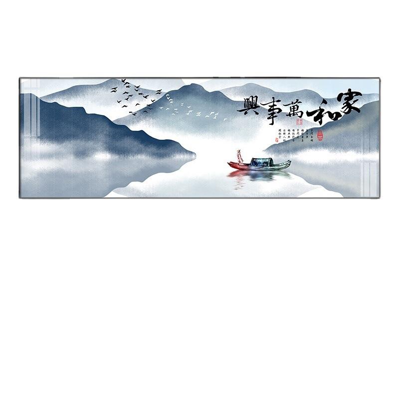 新中式大气山水挂画家和万事兴字画客厅装饰画中堂沙发背景墙挂画