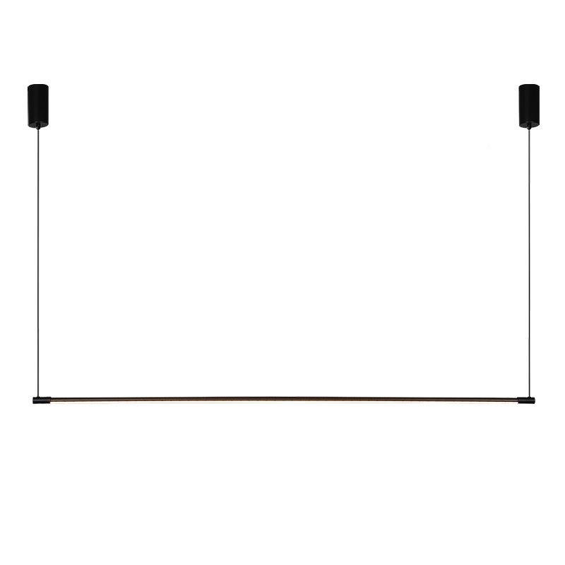 北极简led餐室厅吊灯欧现代简约灯创294意中岛吧台餐桌办公长条形