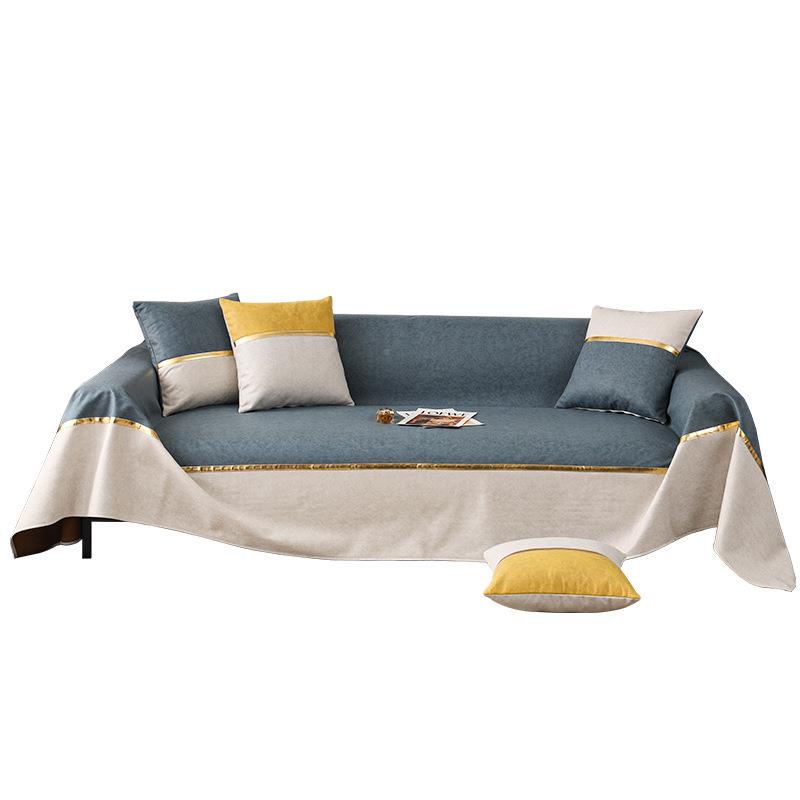 防水科HYFS-黛技布沙发套坐罩四季通用简防猫抓沙发盖巾约现代布