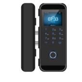 玻璃门指纹全自动密码 锁推拉门平推门刷卡APP半导体指纹识别开门