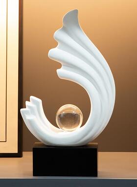 风生水起摆件高级感酒柜装饰品客厅家居电视柜轻奢高档办公室艺术