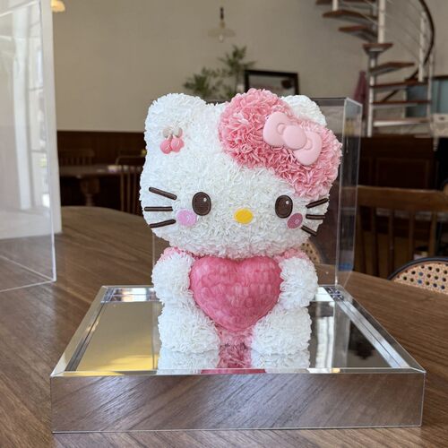 520情人节永生花helloKitty可爱送女友闺蜜生日KT摆件凯蒂猫礼物