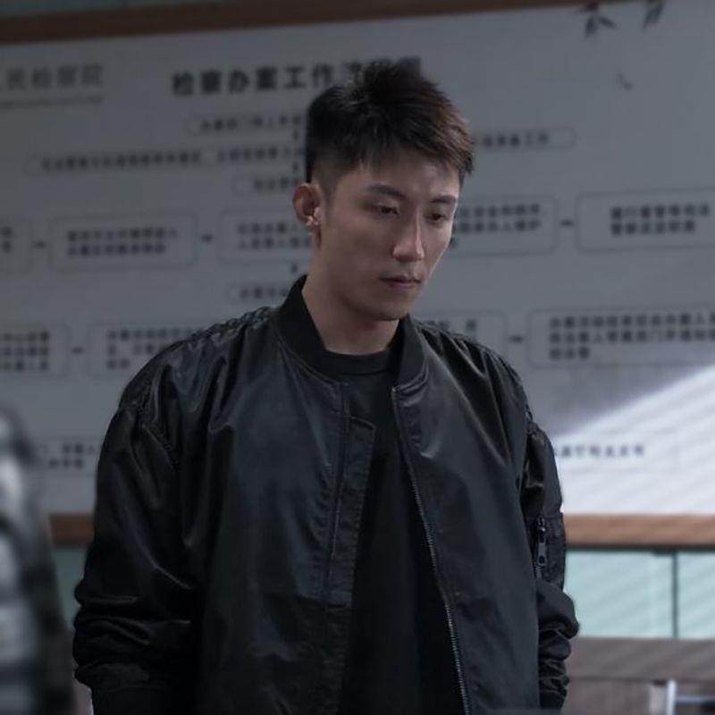 IT ins潮牌棒球领飞行员夹克男士春秋宽松加棉美式休闲工装外套