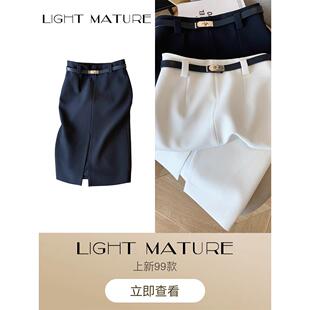 轻成熟2025夏季新款高端超好看裙装职业女士套装裙装包臀裙