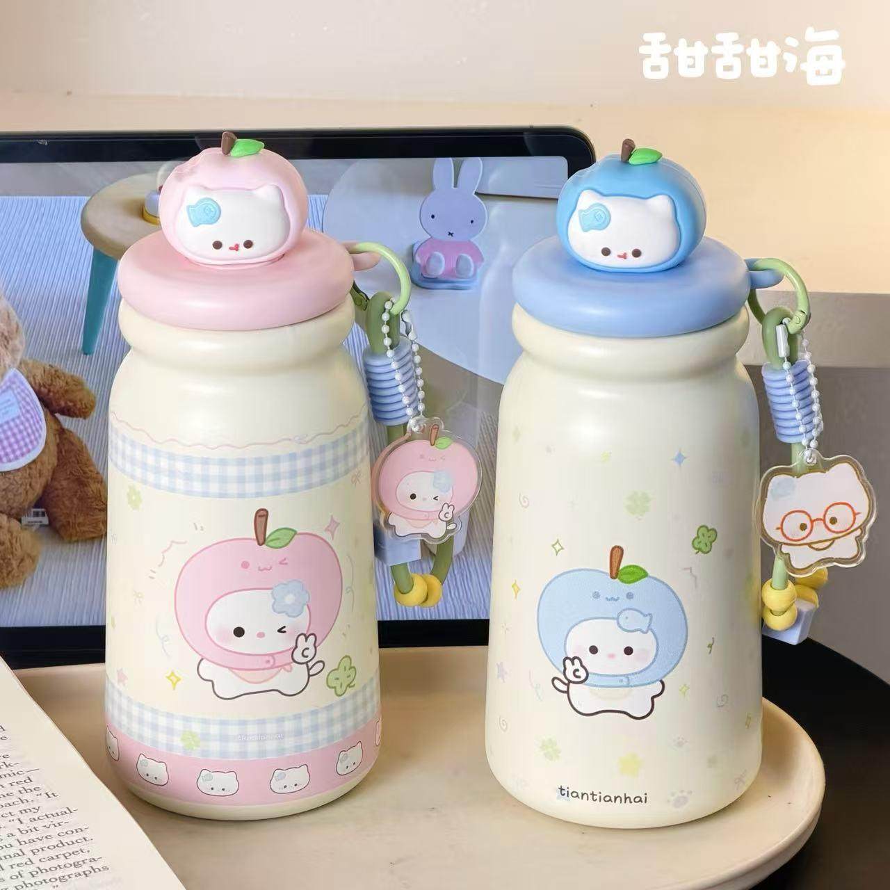 保温杯茶水分离女生316不锈钢杯