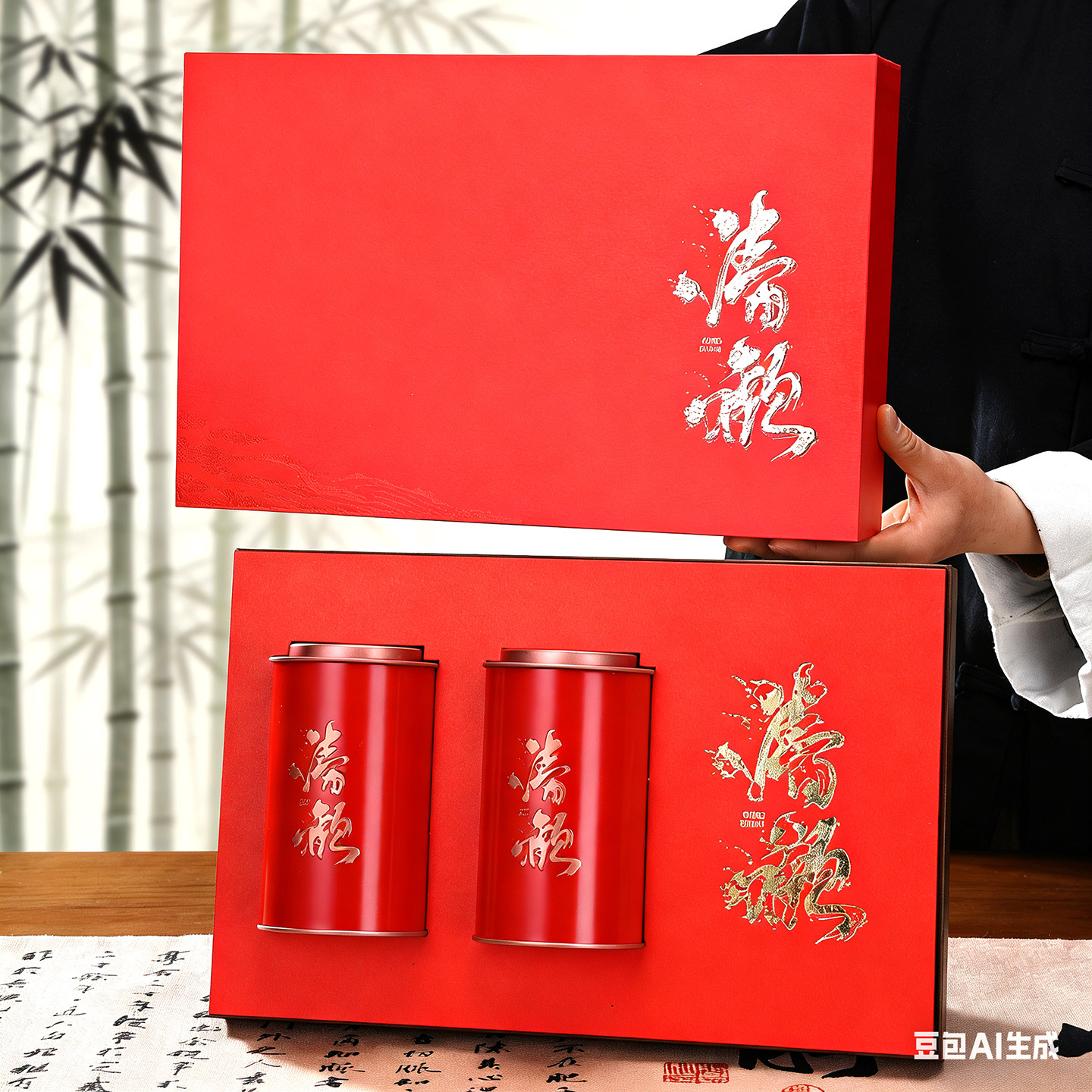高档红茶空礼盒定制LOGO