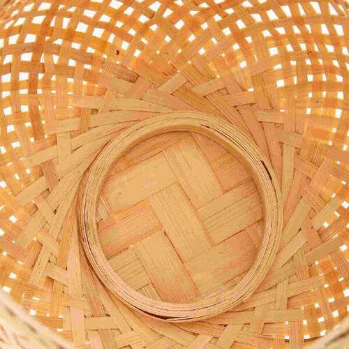 Holder Bamboo Lantern Small Lampshades Handheld Cover