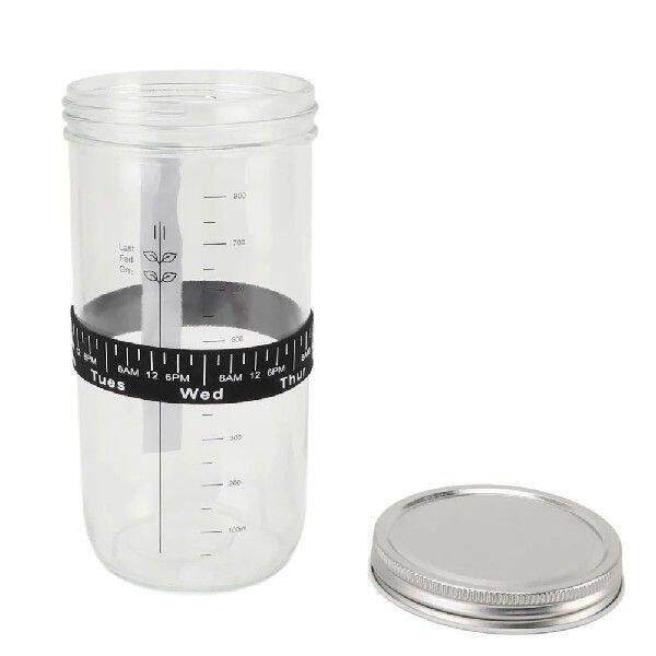 Sourdough Starter Jar Kit, 24OZ Sourdough Jar With Ounce - 实物图