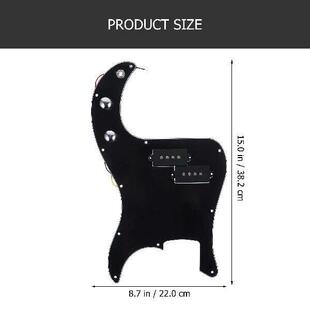 Pb Bass 3 Ply Prewired Loaded Pickguard Pickup Scratch