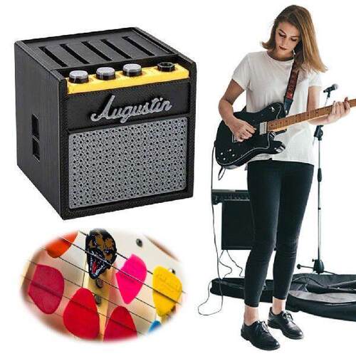 Portable Guitar Pick Holder 3D Printed Plectrum Storage Box