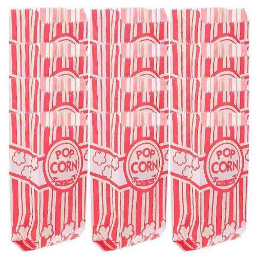 50 Pcs Popcorn Paper Bag Individual Bags Mini Boxes Machine