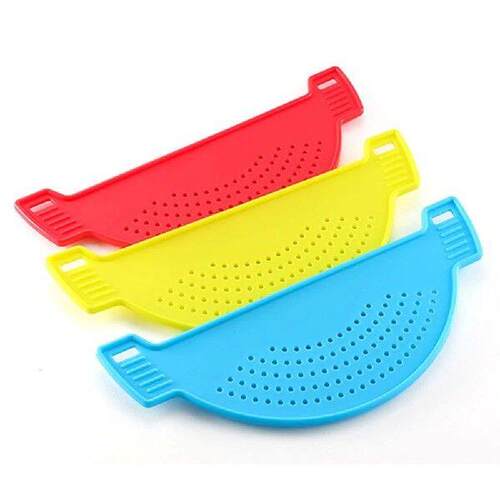 Creative Water Filter Baffle Clip On Pot Strainer Drainer