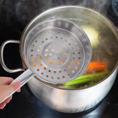 Cold Shrimp Colander Slotted Spoon Stainless Steel Filter