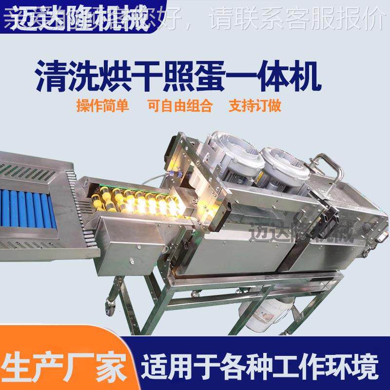 小机型单排洗蛋烘野干机鸡蛋鸭蛋清洗设白粉壳备鸡蛋鸭蛋M-28清洗