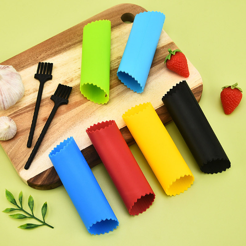 现货 硅胶剥蒜器 大蒜剥皮器手动按压式剥蒜工具厨房小工具