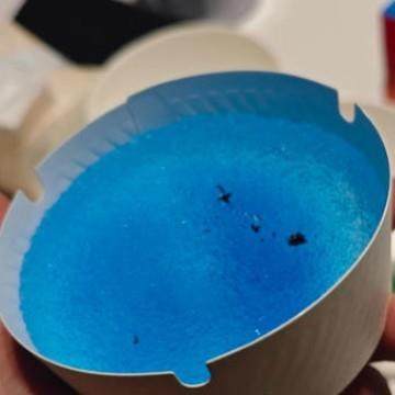 一次性发泡烟灰缸可快速灭烟吸附烟灰带灭烟沙纸烟灰缸生产机器设