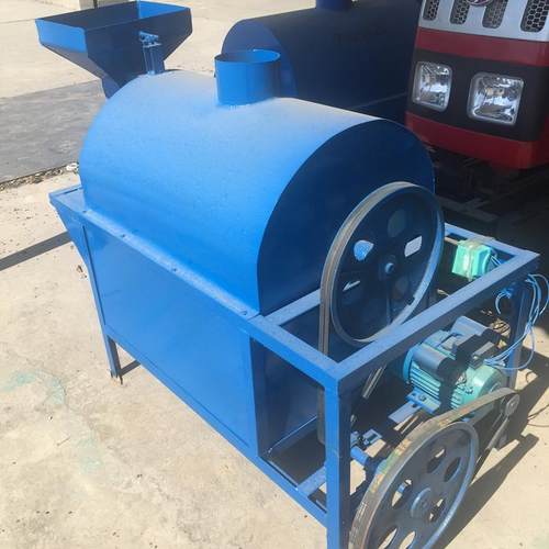 供应多用途炒货机菜籽花生炒锅榨油机用炒锅自动滚筒炒货机