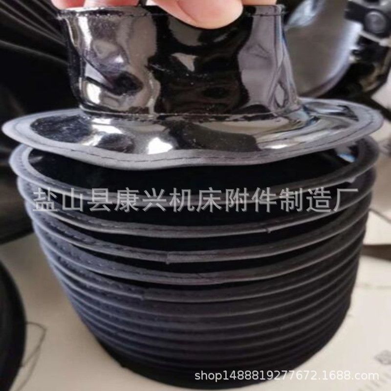 厂家常年缝制圆筒式丝杠防护罩拉链式油缸防护罩防油活塞杆防尘罩
