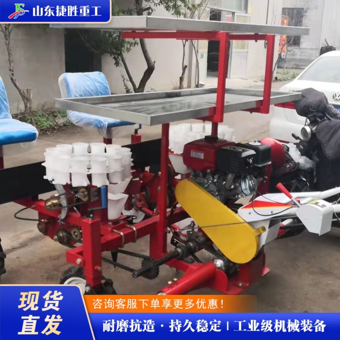 蔬果苗木移栽机 自走式蔬菜苗瓜果苗栽种机 座驾式农用秧苗栽植机
