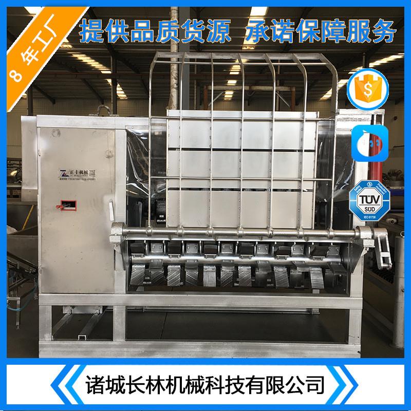 商用不锈钢大型家畜屠宰场全自动整猪打毛机180型猪脱毛机流水线