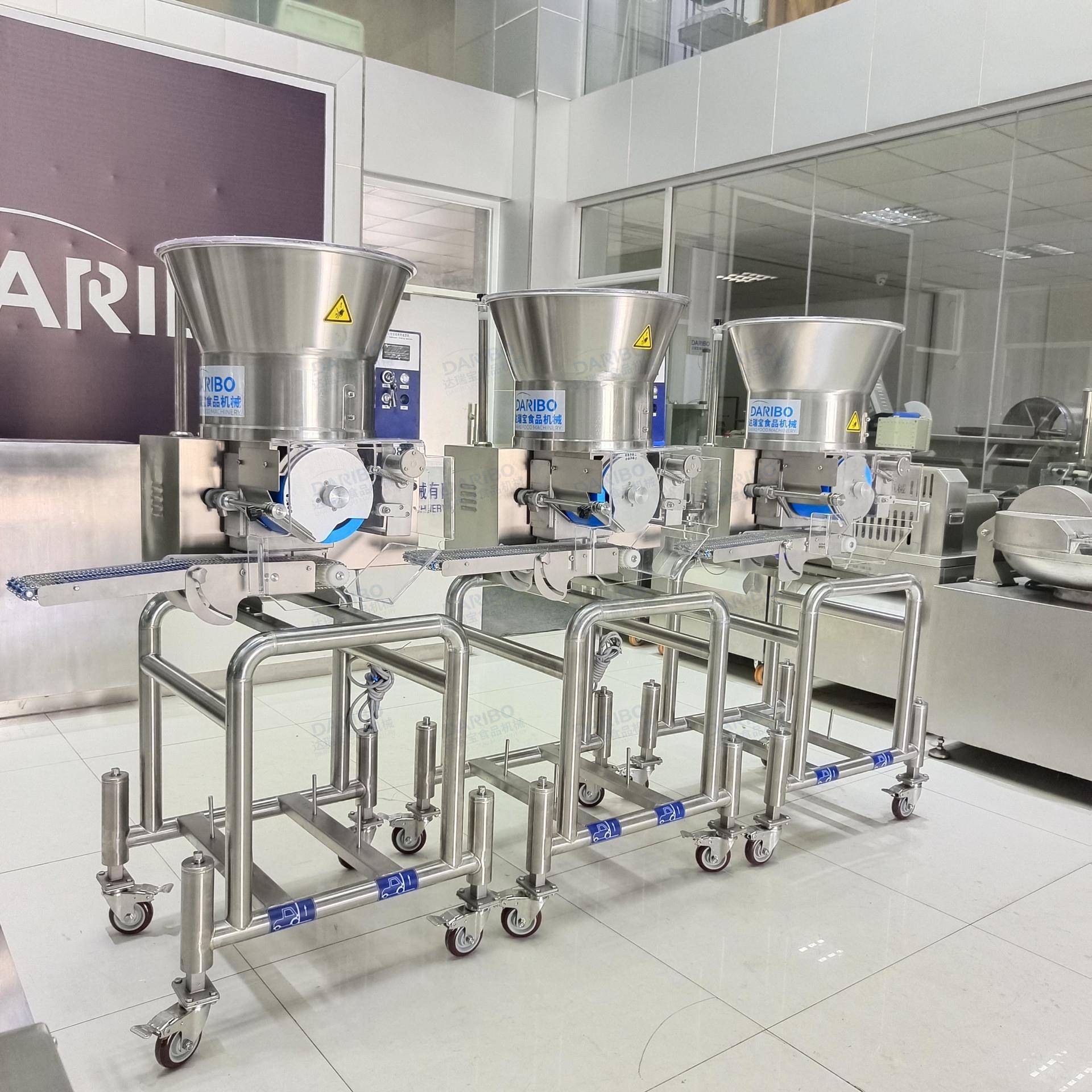 l和牛肉糜压肉饼机商用月亮虾饼生产设备100g牛肉饼成型捏造型