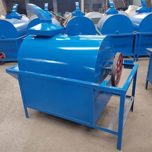 大型燃气滚筒炒锅花生菜籽芝麻炒料机烧煤敞口式炒货机