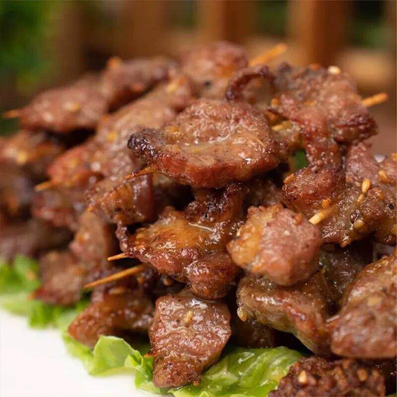 安格斯牛肉串烤串空气炸锅户外烧烤食材免腌制半成品顺丰