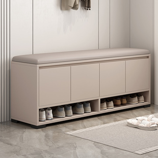 换鞋凳门口家用可坐鞋柜坐凳一体轻奢高级感入户进门玄关穿鞋凳子