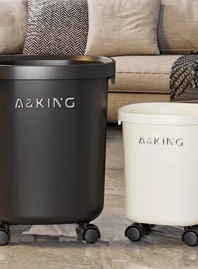 网红奶油垃圾桶ins风高颜值黑色北欧家用客厅卧室办公室废纸篓 YL