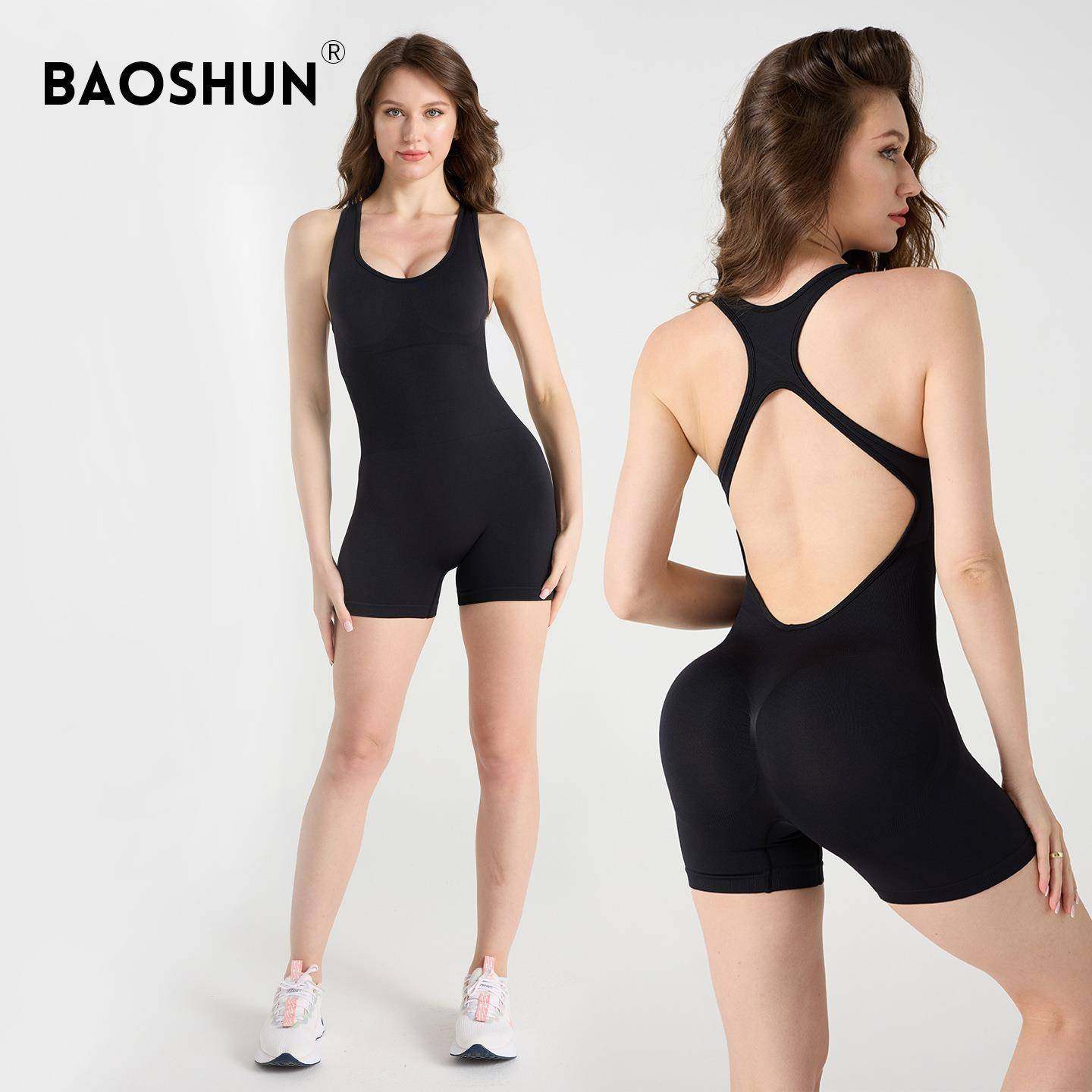 欧美连体瑜伽服女带胸垫可拆卸镂空美背透气休闲运动健身连体衣,运动/瑜伽/健身/球迷用品,瑜伽套装,淘宝优惠券,粉丝福利购,淘宝优惠卷