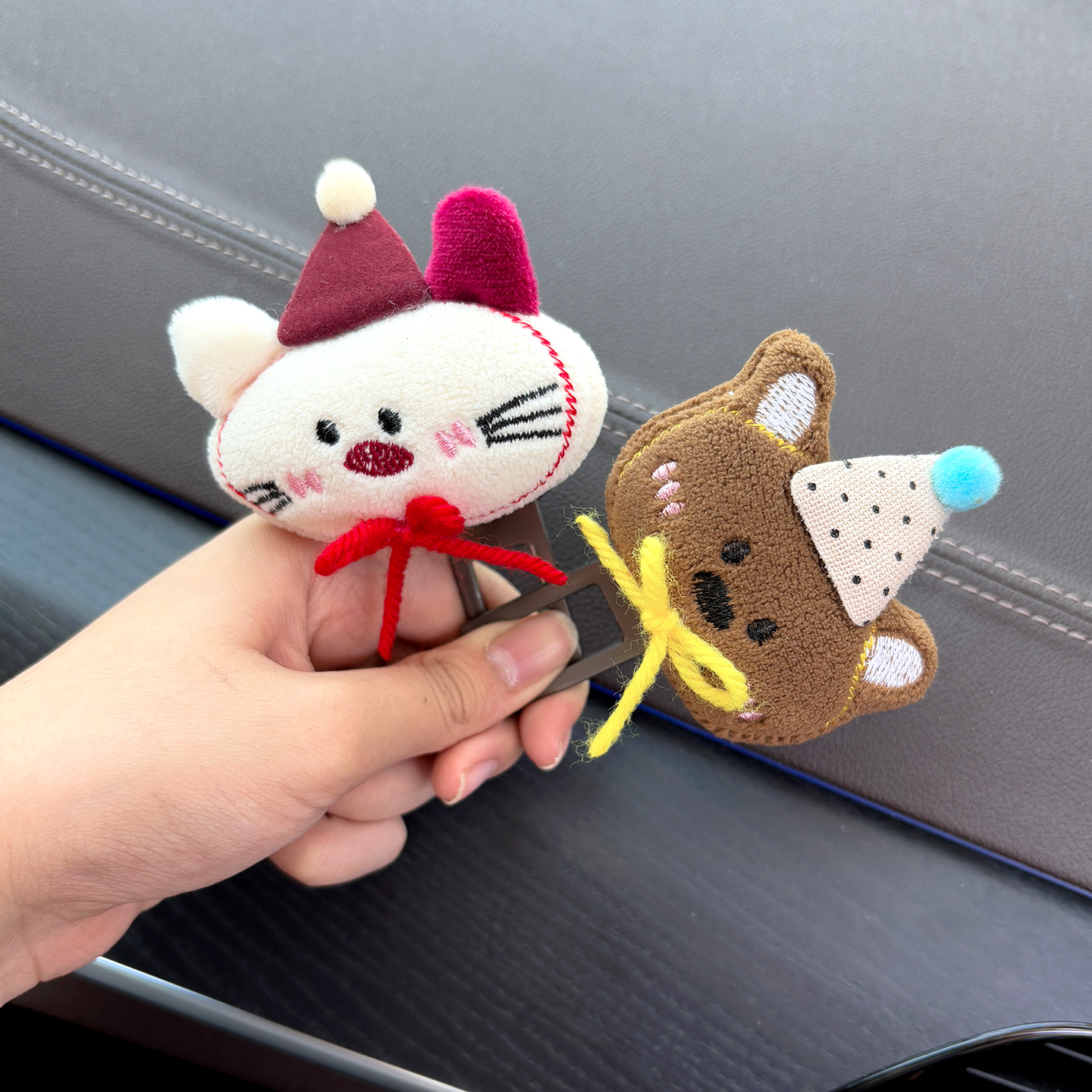 汽车安全插带可爱保险带延长接头