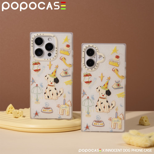 POPOCASE童真斑点狗方形手机壳