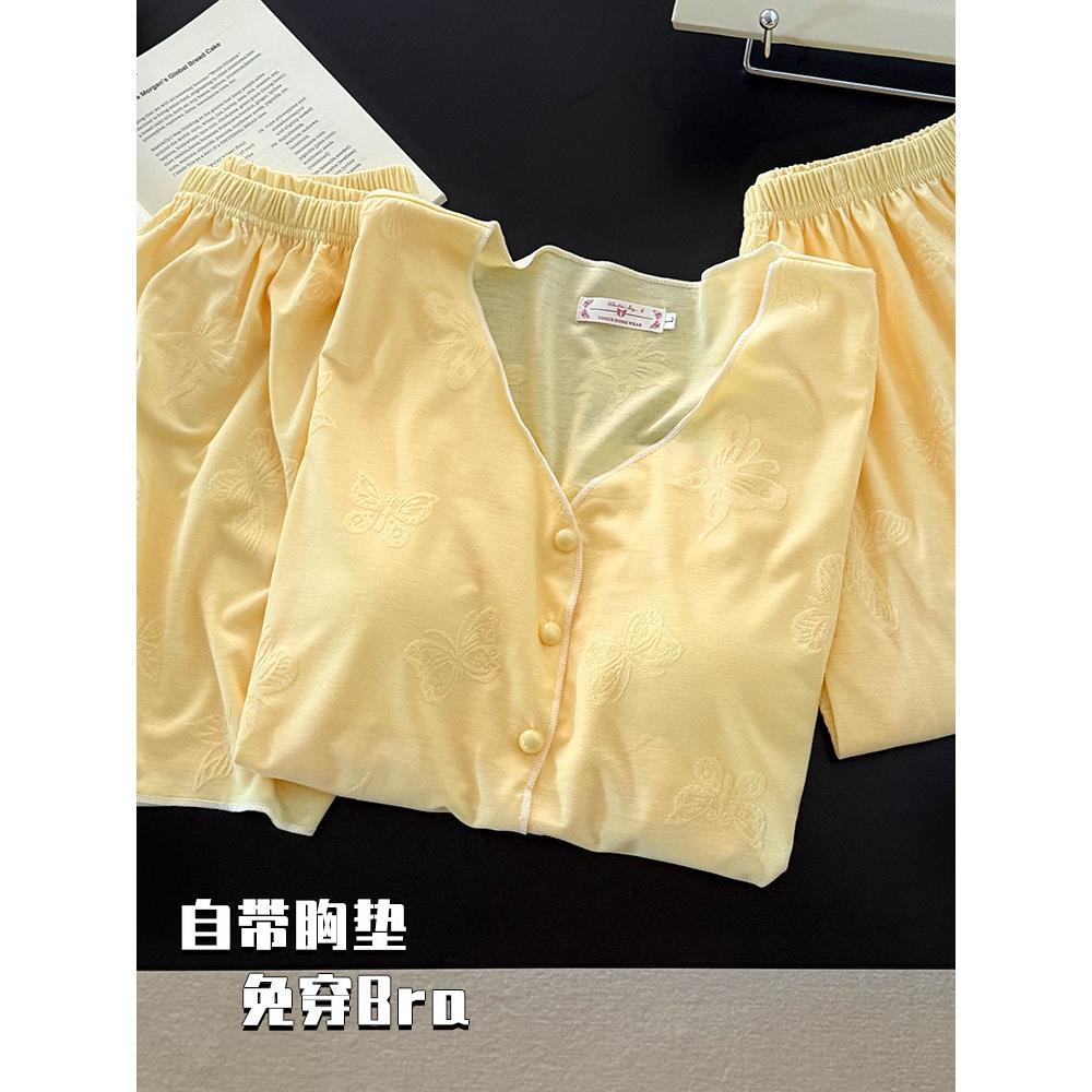 维多利亚纯棉短袖睡衣女款