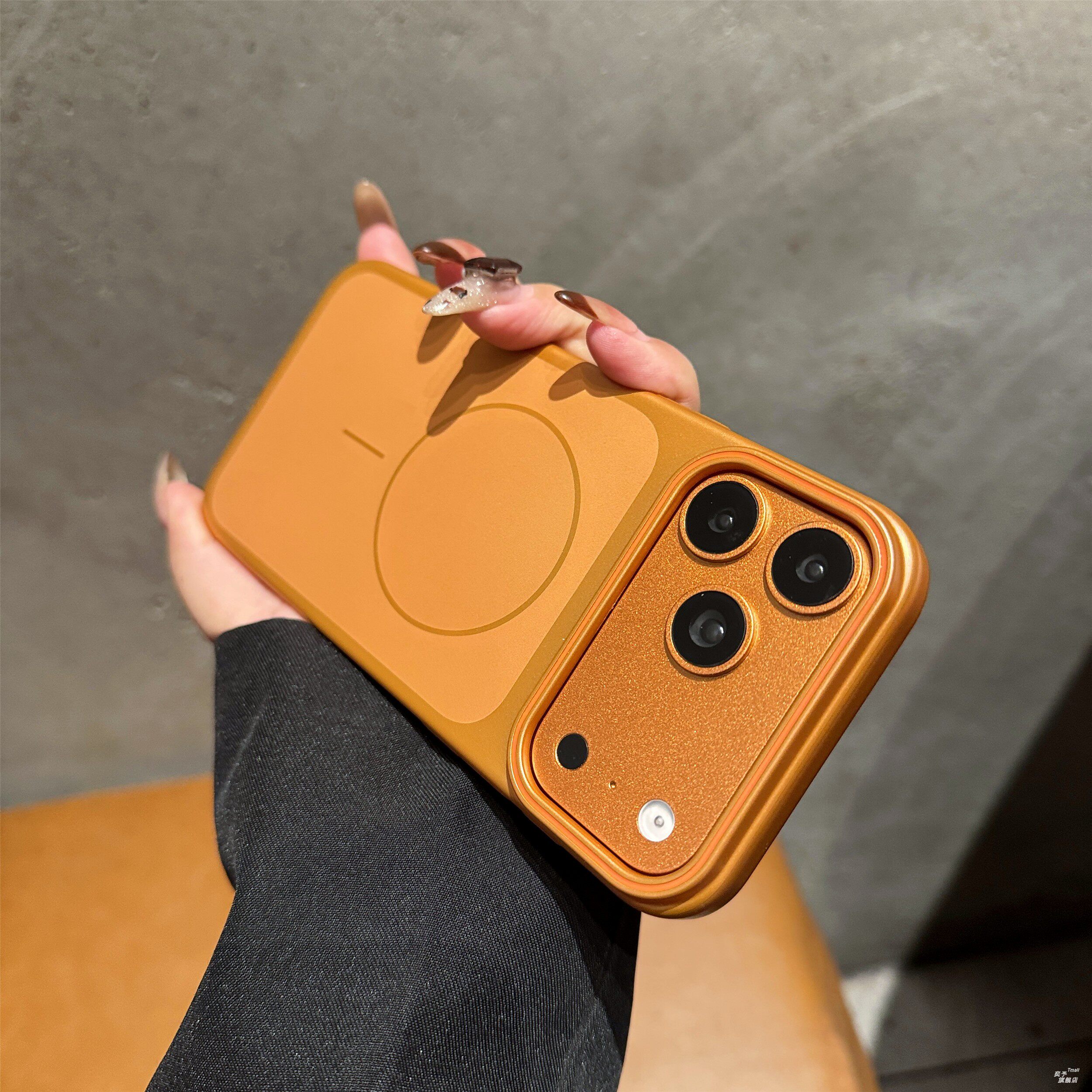 高级感适用iPhone17promax手机壳金属漆PC硬壳苹果16promax磁吸磨砂15/14pro创意个性13PM超薄情侣外壳男女款