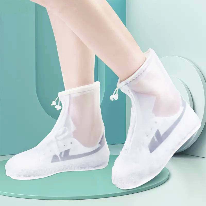 雨鞋套防水防雨成人少儿防滑耐磨PVC鞋套式加厚大码男女鞋套