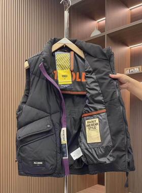 Home Daily 绝瞭~轻盈又保暖！秋冬白鸭绒休闲百搭立领羽绒马甲男