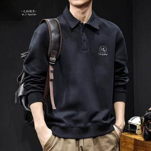 neith 宽松大码 BIAS潮牌高端重磅POLO衫 长袖 卫衣男加绒秋冬款