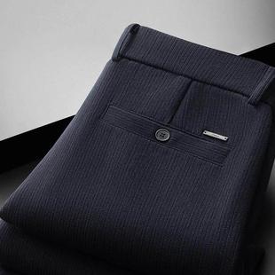 CITY高端雪尼尔男士 男抗皱保暖裤 休闲裤 轻奢西裤 潮 秋冬款 PALM