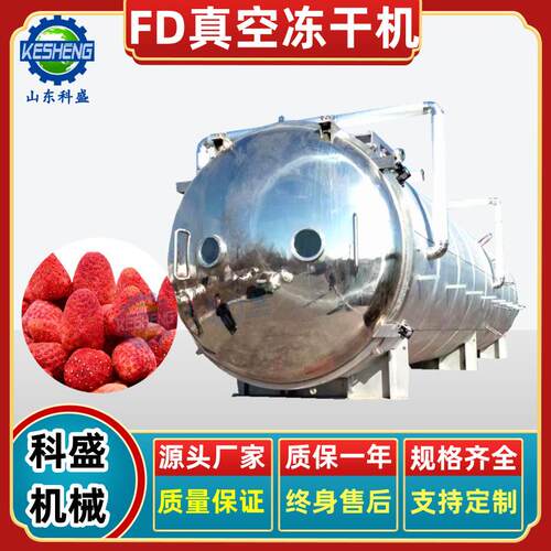 玉米粒真空冻干机鸡鱼肉冷冻干燥机香菇酸奶块草莓FD冻干机