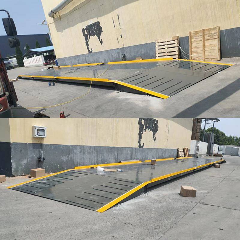 新疆智能地磅16米100吨乌鲁木齐地磅米东汽车衡花纹防滑板包安装