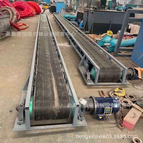 福建搅拌站混凝土爬坡皮带输送机zcjb 800mm带宽袋装粮食传送机