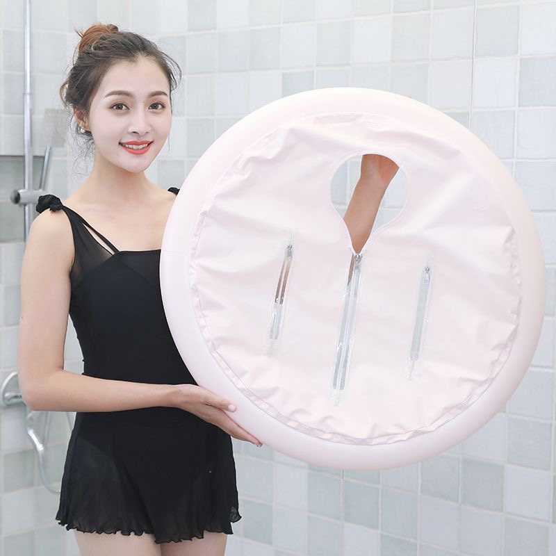 创意折叠浴桶盖子成人折叠浴桶加厚多功能浴缸熏蒸泡澡保温盖