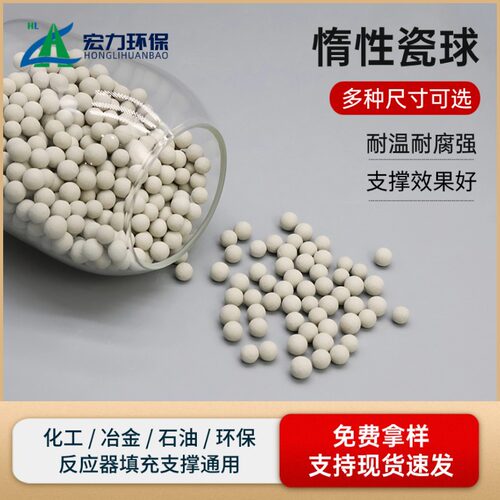 惰性瓷球 φ3-50mm 抗压性强 煤化工塔器催化剂保护填料 量大价优