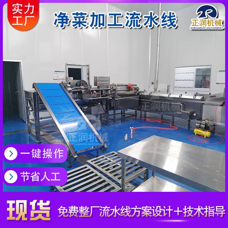 全自动山野菜加工流水线 大产量蕨菜加工流水线 浆水菜加工设备运