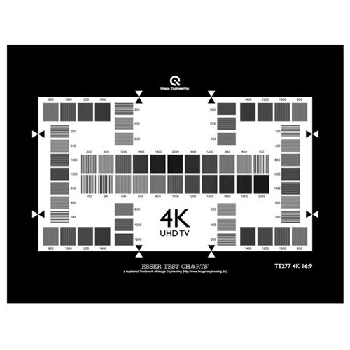 4K(UHD TV)分辨率测试图相机镜头100-2000CPH高清解像度卡chart图