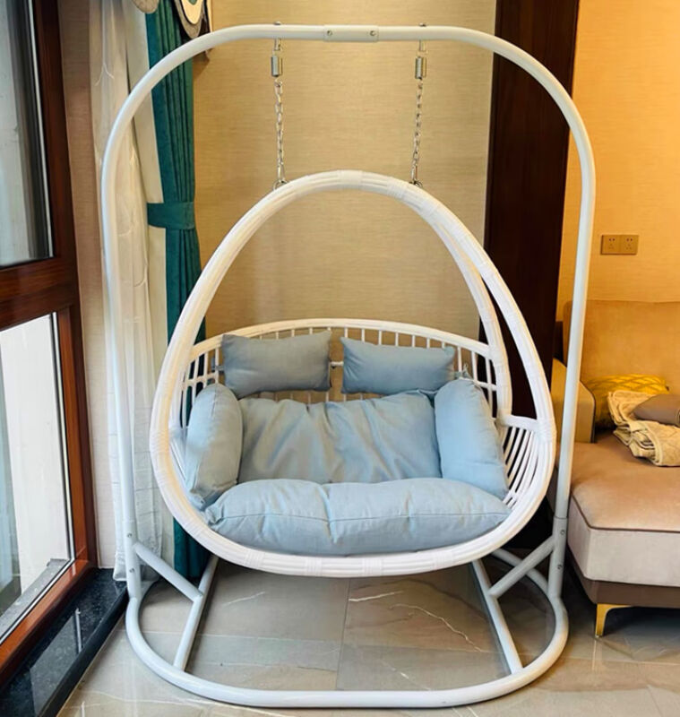 德仕登吊椅户外秋千吊篮藤椅家用休闲懒人室内阳台鸟巢椅吊床摇篮